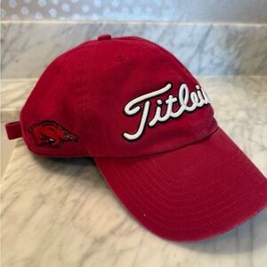 Titleist Cap with Arkansas Razorback Embroidered Logo